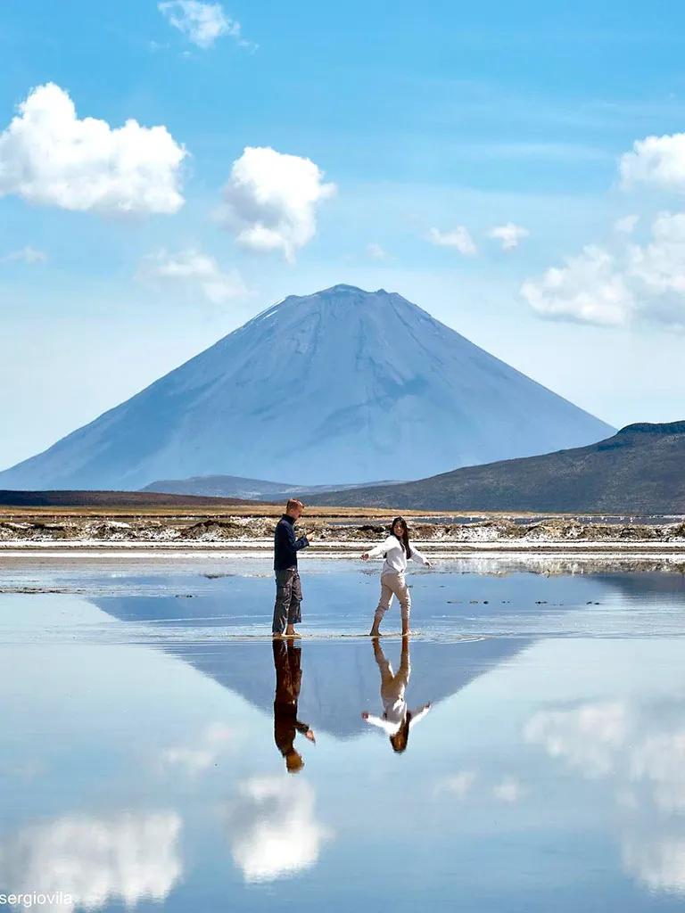 Private Salinas Salt Lagoon Tour: High Altitude Wildlife & Volcanoes